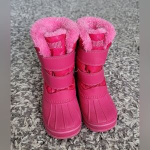 Girls Size 9, Cougar Boost Winter Boots, Pink. Excellent Condition.